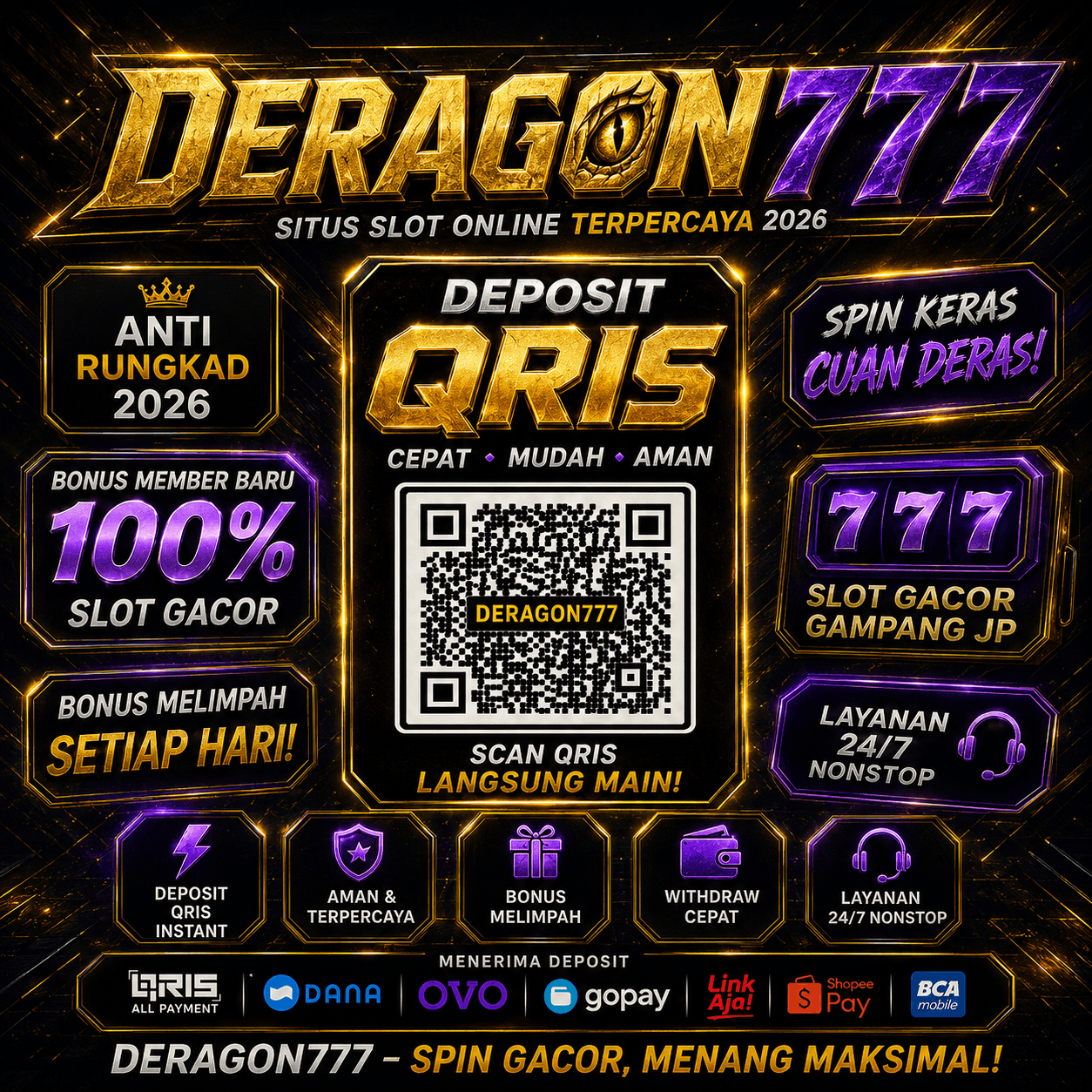 DERAGON777✦Situs Super Gacor Dengan Pelayanan Ramah Profesional